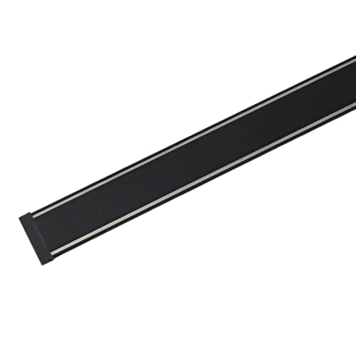 Image of Harold Electricals Copper Ultrathin Magnetic Track Channel for Home and Office Light, Seamless Aesthetic Design (Black Body, 2 Metre)