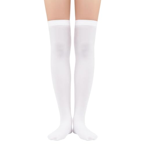 Image of Century Star Thigh High Socks 3 Pairs High Socks Over the Knee for Women Triple Stripe Thigh High Stockings Knee High Socks