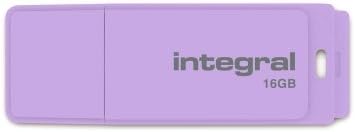 Integral INFD16GBPASLH Pastel 16 GB USB Flash Drive - Lavender Haze