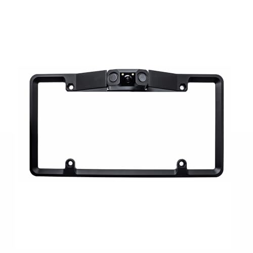 3 in 1 American car License Plate Frame Built-in Backup Camera and Parking Sensor with Water Proof Buzzer Alarm Night Vision Vehicle Safety