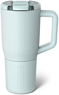 BrüMate Müv - 25oz 100% Leak Proof Insulated Coffee Mug with Handle & Lid - Stainless Steel Coffee Travel Mug - Double Walled Coffee Cup (Blue Agave)