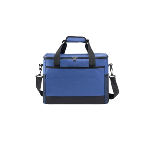 NYHGOXM ソフトクーラーバッグ 30L 大容量 保冷 保温 防水 折りたたみ可能 軽量 アウトドア キャンプ ピクニック 釣り 用 クーラーボックス ソフト 保冷リュック ミニクーラーボックス 保冷バッグ 小型 収納便利 (ブルー,30*20*26c