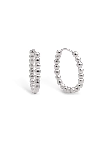 SINGULARU - Pendientes Dana Dots Acero con Acabado Brillante....