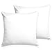 Almohada hipoalergénica 60x60 cm - Cojines Cama Suave Almohada firmeza Alta Blanco - Juego de 2