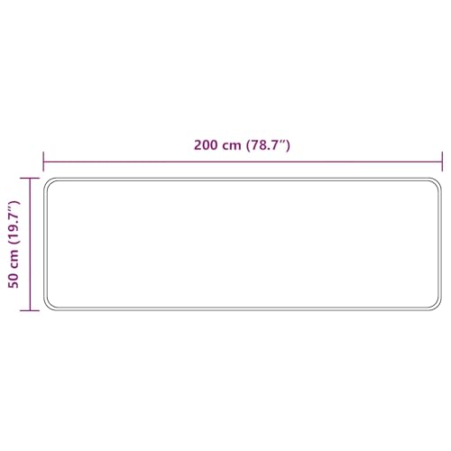 Tapis de passage antidérapant et lavable Marsa multicolore - 4