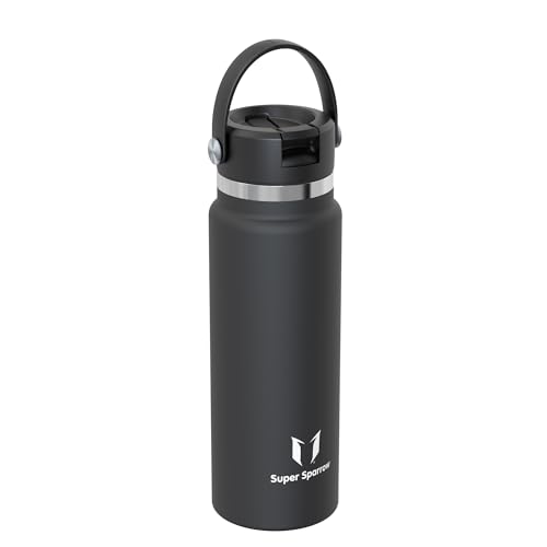 Botella de agua de acero inoxidable Sparrow de 1000ml antifugas de boca ancha 3