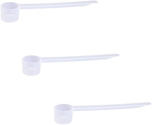 Miniatura 70 de Cuchara medidora de plástico, (35 cc 2.5 cucharadas 1.25 fl oz. 1.2 fl oz) Cucharas de mango largo para polvos, gránulos, café, alimentos