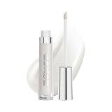 Buxom Full-On Plumping Lip Polish, Tinted Lip Plumper Gloss with Peptides & Vitamin E, High-Shine Lip Gloss that Nourishes, Vegan, AM Dominique (Clear Diamond Sparkle)