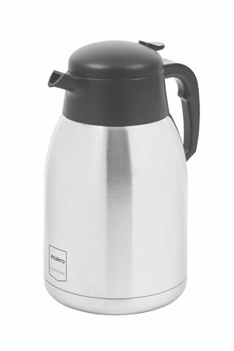 METRO Professional Filterkaffeemaschine GCT2001, 2.3L Wassertank, Isolierkanne (1.9L), Brühkontrollleuchte, Entkalkungswarnung, 2000W, inkl. 100 Papierfilter, silber – Bild 8