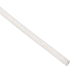 uxcell Insulation Braid Sleeve, 16.4Ft-3mm High TEMP Silicone Fiberglass Sleeve White