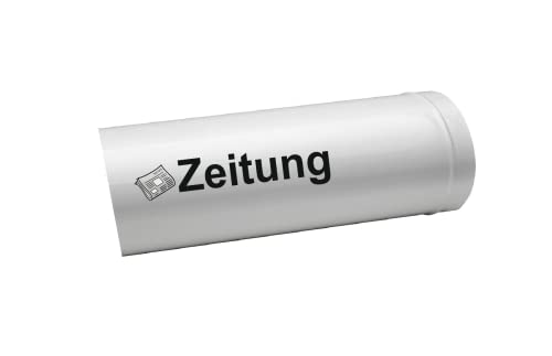 Generic Zeitung Aufkleber mit Zeitungssymbol, Schwarz, Vinyl, Matt, Vintage, Aufkleber, 19 x 4 cm, für Glas, Holz, Keramik, Metall, Wand, Indoor/Outdoor, wetterfest, 1 Stück