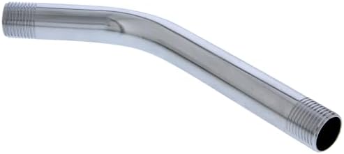 Jones Stephens S01032 8" Polished Chrome Brass Shower Arm