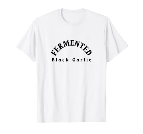 Es ajo negro fermentado. Camiseta