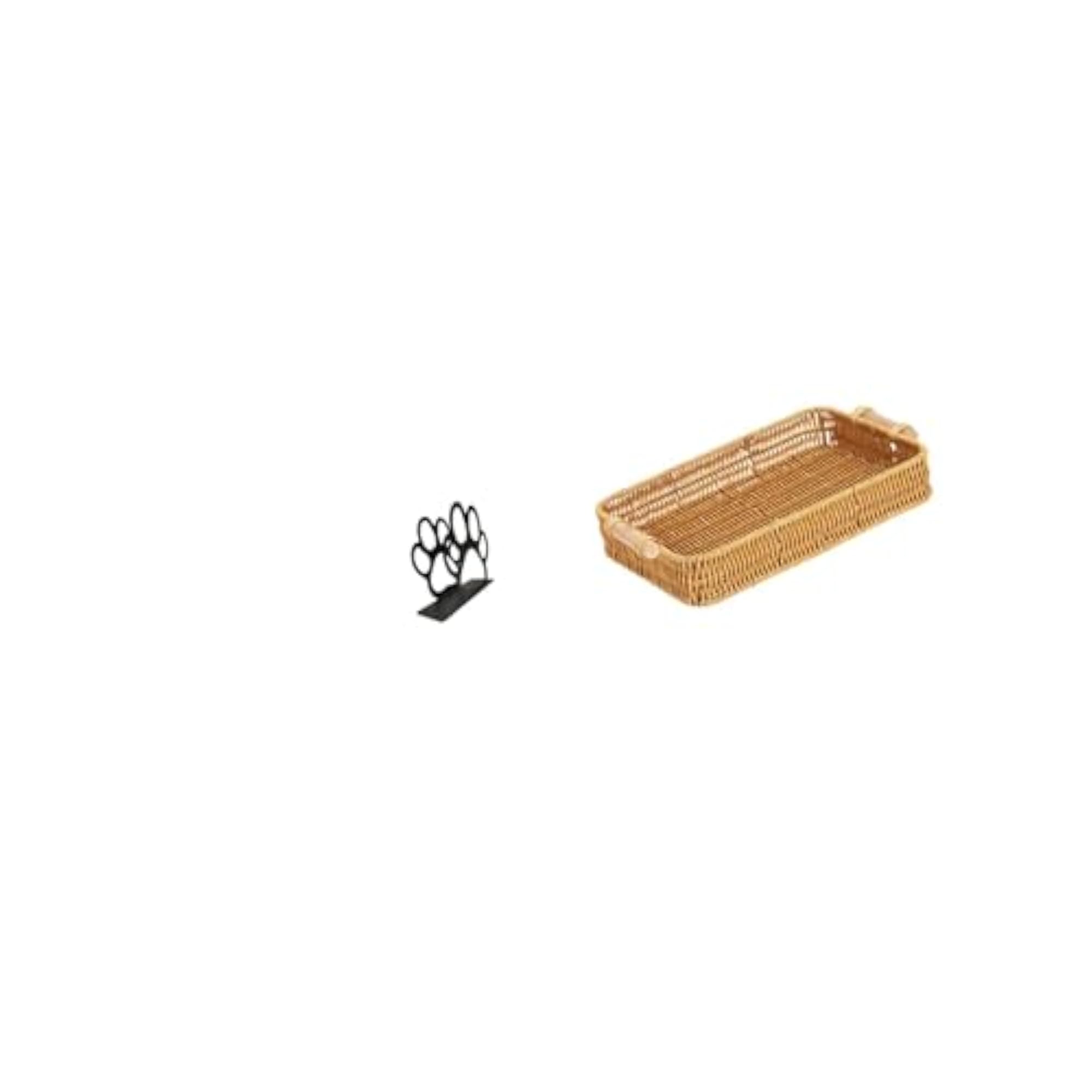 Chic Dog Paw Woven Organizer Multi Purpose Tissue Dispenser