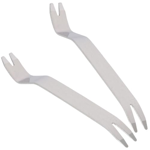 SEWACC 2pcs Stainless Steel Trim Removal Tools Auto Kit Easy Use Pry Tools for Car Door Window Trim Panel Disassembly -scratch Design for Efficient Repairs