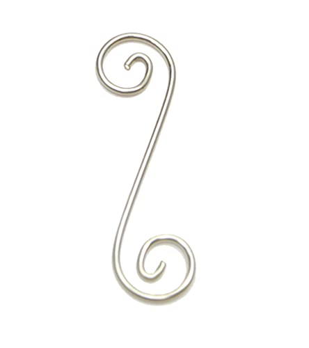 Image of 2.5 inch Curly Q 6 Pack Decorative Hangers for Suncatchers & Glass Panels