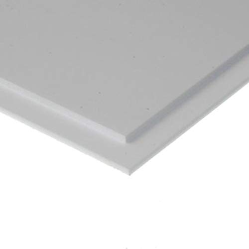 Evergreen 9040 - Placa de poliestireno (150 x 300 x 1,00 mm, 2 Unidades), Color Blanco
