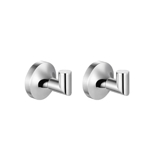 Gancho para bata de 2 piezas cromado y accesorios de baño universal 2