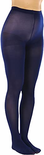 Image of ToBeInStyle Women's Nylon Solid Opaque Pantyhose Tights