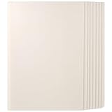 VILLCASE Poster Foam Boards 10pcs - 8K Size (37x26cm) White Blow Molded Plastic Sheets - 4mm Thick DIY Display Boards for Crafts, Presentations School Projects