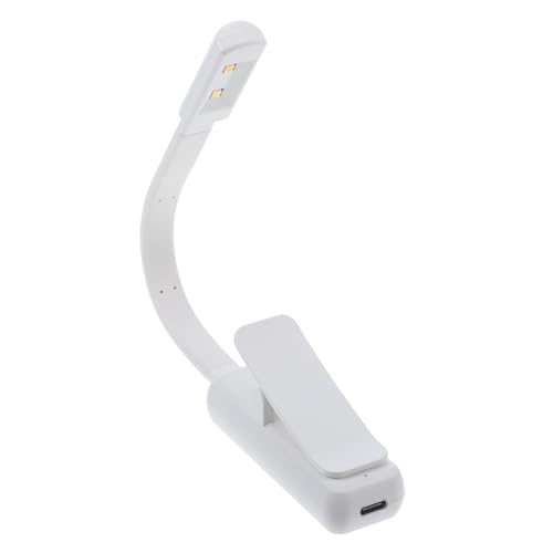 DOITOOL Luz de clip portátil luz nocturna LED luz de libro LED USB lampara de escritorio lampara de mesa flexo escritorio lampara lectura lámpara para el cuidado de los ojos luz recargable