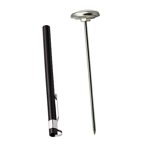 LOLIPPYY termómetro para alimentos Hornada termómetro de alimentos para cocinar Cocina de cocina para cocinar Negro