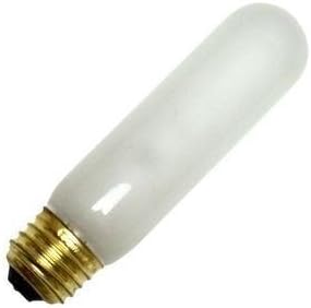Bulbrite B25T10F 25-Watt Incandescent T10 120V Tubular Bulb, Frost - 2 Pack