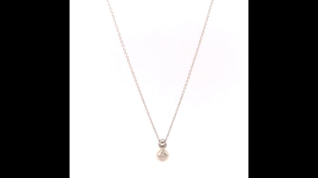 Valero Pearls Damen-Halskette – Sterling Silber 925 Rosévergoldet Mit Süßwasser-Zuchtperle