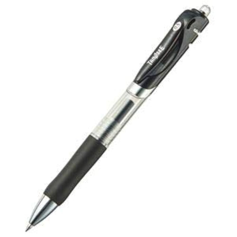 Amazon | （まとめ）TANOSEE ノック式ゲルインクボールペン 0.5