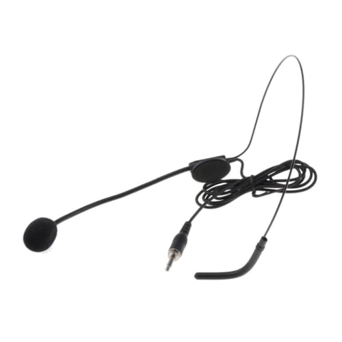 Image of Drumstone Wired Headband Microphone with Neck-Worn Design | Lightweight Hands-Free Microphone for Voice Amplifiers, PA Systems & Compatible Audio Devices | Ideal for Teaching, Presentations,