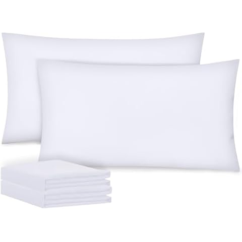Acrali Home White Microfiber Pillow Cases Cover