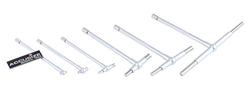 Accusize Industrial Tools Premium 5/16'' - 6", 6Ps/Set Telescoping Gage Set, Satin Chrome Finished, 3602-5018 #TOP5