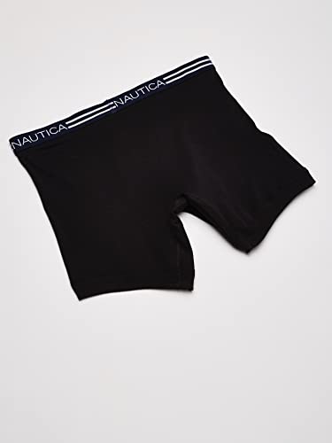 Nautica Men's Classic Cotton Boxer Brief Multipack3