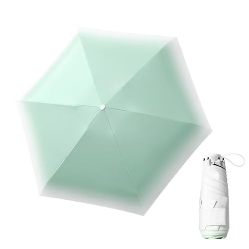 Paraguas plegable | Plegable de viaje resistente al viento, ligero y fácil de transportar, con un innovador diseño plegable, este paraguas se puede guardar fácilmente en su bolsillo o bolso, elegante