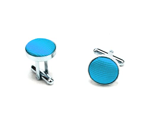 Image of GUSLESON 3.15 inch（8cm） Solid Color Necktie and Pocket Square Cufflinks Sets For Men + Gift Box