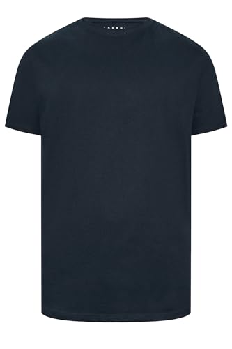 BadRhino Big & Tall Navy Blue Extra Long Core T-Shirt - Men's - Plus Size Curve