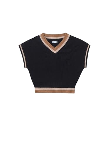 Mayoral Knitting Vest for Girls Black