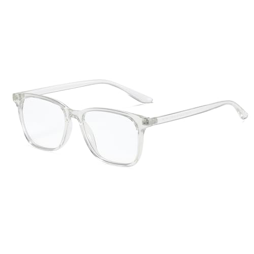 Rimerakea Blue Light Blocking Glasses UV400 Fashionable Transparent Frame