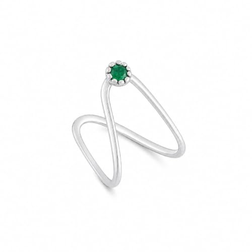 Image of Quirksmith 925 Sterling Silver Hara Radiant Vanki Ring | 925 Stamp, Certificate Of Authenticity, Gift for women