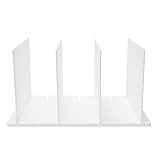 Photo Gallery sosoport divisori per mensole in plastica flessibile bianca organizer attrezzi per armadio e scaffali separatori per vestiti borse asciugamani e libri adatti superfici in vetro e Photo Gallery sosoport divisori per mensole in plastica flessibile bianca organizer attrezzi per armadio e scaffali separatori per vestiti borse asciugamani e libri adatti superfici in vetro e