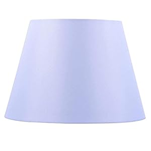 Linnen effect stof E27 tafel lampenkap – geplooide geplooide zijde stof – tafel/vloer lampvoeten & hanglampenkap ，paars voor lamp