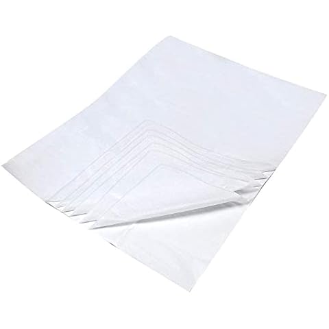 White Acid-Free Tissue Paper Sheets x 25 for Packaging. 100 x 75cm / 39 x 30 inch Jumbo Sheets Archival Tissue Paper for Art Collection, Storing Jewellery, Large Gift-Wrapping, Antiques & Moving House (1) Cover
