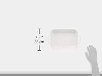 Amazon｜staub ストウブ 「 レクタンギュラー ディッシュ ホワイト 27