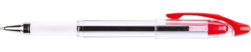 Colore inchiostro:rosso Penna a sfera Q-Connect Delta punta 0,7 mm rosso KF00377-12 pezzi.