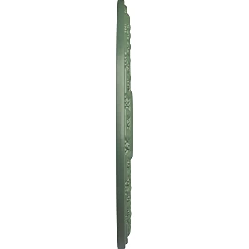 Image of Ekena Millwork CM18RAAGF Raymond Ceiling Medallion, Athenian Green