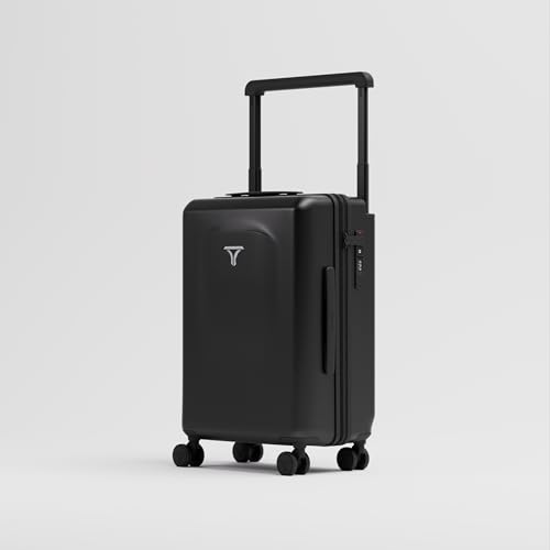 Image of Carry-on PRO (56cm) Cabin Trolley Bag & Free Backpack, Laptop Stand, Combination Lock, Phone Stand, Cup Holder, 8 Lockable Wheels, Polycarbonate Hard-Shell (T6 Standard, Space)