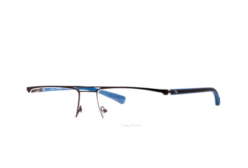 Image of 9860 Unisex Rectangle Half Rim Spectacle | Rectangle Shape Eyewear Frame | Modern Design | Everyday Fashion Accessory