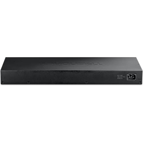 Image of TRENDnet 20-Port 2.5G /Multi-Gig Switch with 10G SFP+ Ports, TEG-S50204, 16 x 2.5G RJ-45 Ports, 4 x 10G SFP+ Ports, 160Gbps, 1U Rack Mountable, NDAA TAA Compliant, Lifetime Protection, Black