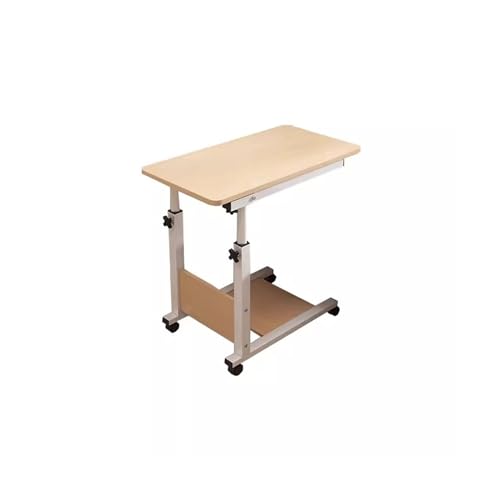 QUSYZD Escritorio móvil de pie, Escritorio de computadora de Escritorio, mesita de Noche móvil para Dormitorio, Escritorio Plegable Ajustable para balcón o hogar, escritori,
