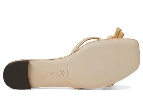 Image of Loeffler Randall Women's Hadley Leather Bow Flat Sandals